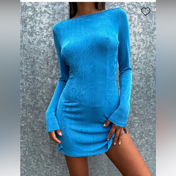 Princess Polly Montana Mini Dress Blue Lioness Sold Out - Picture 7 of 15